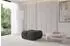 ALTDECOR Miko-Puf Pouf Velours schwarz 90x90x45cm (800001941183)