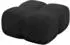 ALTDECOR Miko-Puf Pouf Velours schwarz 90x90x45cm (800001941183)