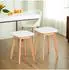Relaxdays Sitzhocker Bambus, 2er Set (33x45,5x33cm)
