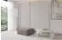 ALTDECOR Mira-Puf modularer Sitzhocker Bouclé dunkelbraun 91x89x40cm (800002005277)