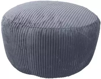 Relaxdays Cord-Pouf Hocker (35x25cm)