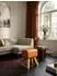 KADIMA DESIGN Turnbock Sitzhocker Echtleder, braun, 40x30x47cm