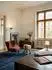 KADIMA DESIGN Sitzhocker Canvas Turnbock-Design, Echtleder, 40x30x47cm, braun