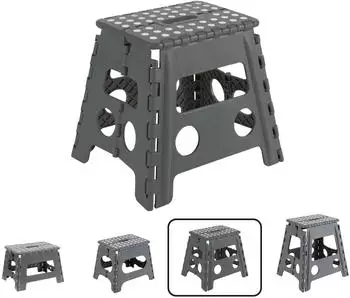 Arregui TB-032 Klapphocker Kunststoff 32cm grau (136194)