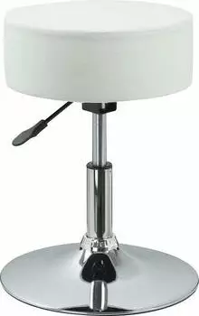 Duhome 428S Drehhocker Kunstleder, h&ouml;henverstellbar, wei&szlig; (DH0462)