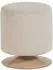 Woood Islen Polsterhocker Bouclé beige, drehbar (377830-E)