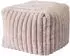 Home & styling collection Hocker aus Kunstfell, beige, 38x38x28cm (106978)