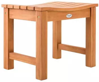 CLP Hocker aus Teak, goldbraun, wetterfest (325908)