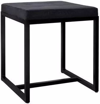 CLP Barci Sitzhocker Samt, schwarz (325029)