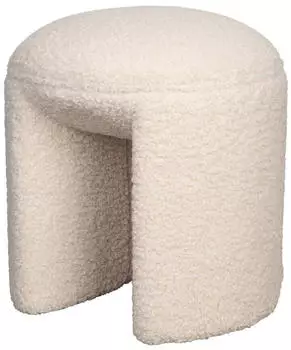 Zuiver Noxx Hocker Bouclé, weiß (1400058)