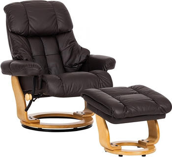 MCA-furniture Calgary inkl. Hocker braun/natur (64023BN5)