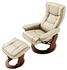 MCA-furniture MCA Furniture Relaxsessel Hamilton mit Hocker creme (64026CH5)