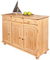 Inter Link Sideboard "Abaco" 1 Stk. tlg. Kiefer Massiv, Landhaus, BxTxH: ca. 130 x 43