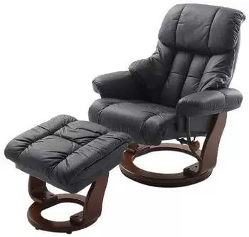 MCA Furniture Calgary inkl. Hocker schwarz/Walnuss (64023SK5)
