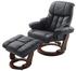 MCA Furniture Calgary inkl. Hocker schwarz/Walnuss (64023SK5)