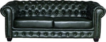 Linea Sofa hesterfield Ledersofa 3-Sitzer Brenton