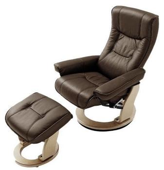 MCA-furniture MCA Furniture Relaxsessel Hamilton mit Hocker braun (64026BN5)