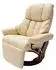 creme/walnuss Leder: MCA Furniture Calgary II