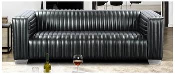 SIT SIT4SOFA Bezug schwarz/Beine silberfarbig (6012-11)