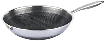 COFI1453 Wok Pfanne Edelstahl Wabenstruktur Ø 32 cm