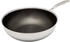 HENSSLERS Edelstahl Wok inkl. Glasdeckel Ø 28 cm