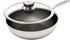 HENSSLERS Edelstahl Wok inkl. Glasdeckel Ø 28 cm