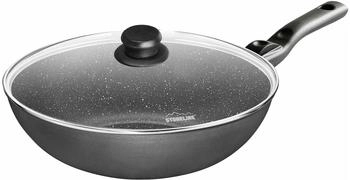 Stoneline Wok mit abnehmbarem Griff und Deckel, 30 cm (1502)