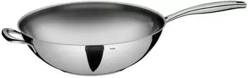 Kela Wok Flavoria Edelstahl 18/10 silber glänzend 9,5cm 32,0cmØ 5,0l