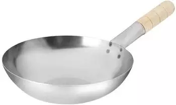Vogue Wok Stahl 25cm