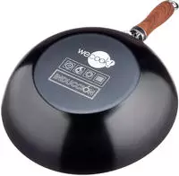 Wok Aus Antihaftbeschichtetem Kohlenstoffstahl, 28 Cm, Wecook, 2 Schichten
