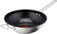 Tefal Wok "Nordica, beschichtete Wokpfanne Induktion &Oslash; 28 cm, Thermo-Signal"