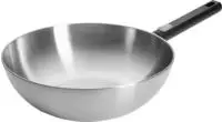 WOLL Wok "Logic Steel" Edelstahl 18/10 1 Stk. tlg. 5-Schicht-Aufbau