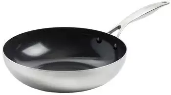 GreenPan Geneva 3-Ply Stainless Steel Non-Stick 28cm Wok (CC004781001)