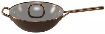 ZWILLING Milano Wok mit Glasdeckel, Aluminium, 30cm (1035333)