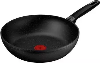 Tefal Wok Excell'Cook Alluminium 28 cm Schwarz