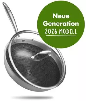 Reishunger Wok Premium Edelstahl 28 cm