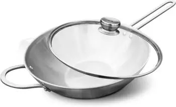 ZWILLING Twin Nova 3 Wok pfanne mit Glasdeckel, 2 tlg Ø 30 cm