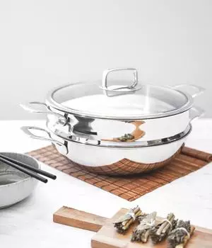 Schulte-Ufer Skagen Wok-Set 5 L Ø 32 cm