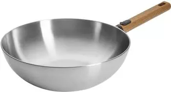 Woll Wok Logic Steel &Oslash; 34 cm/4,9 L Edelstahl Silber