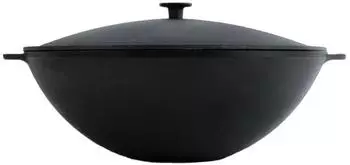 Brizoll Wok Kazan Gusseisen Deckel 8 L Ø 36 cm