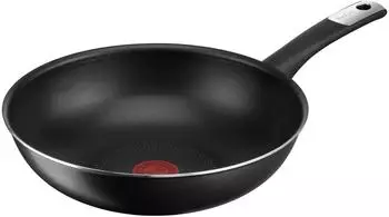 Tefal Hard Titanium Essential Wokpfanne 28cm, Antihaftbeschichtung, Thermo-Signal (C38819)
