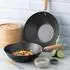 Typhoon World Foods Wok 31cm, Karbonstahl, Antihaftbeschichtung (1401.109)