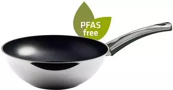 Berndes Injoy Stielwok 28cm, Edelstahl poliert, PFAS-frei (063203)