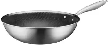 Mäser Hestia Wok 30cm, Edelstahl keramikbeschichtet, silber/schwarz (935598)
