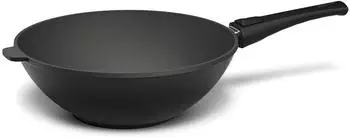 Hoffmann Wokpfanne 30 cm Aluguss PFAS-frei Schwarz