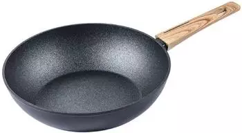 Cofi Schäfer Maple Wood 12306 Wokpfanne 28 cm Aluminium antihaftbeschichtet Induktion