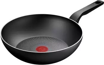 Tefal Recycled On Wokpfanne 28cm, recyceltes Aluminium, Antihaftbeschichtung, Induktion (C29719)