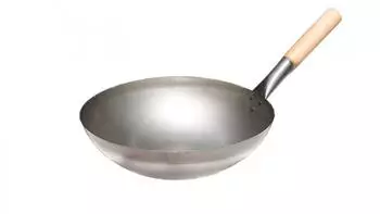 Paella World Wokpfanne Stahl mit Holzgriff, Ø 35cm (19997)