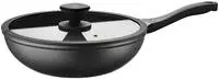 PINTINOX Wok "Pro" Aluminium 3-lagige Antihaftbeschichtung, &Oslash; 30 cm, inkl....