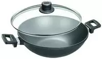 WOLL MADE IN GERMANY Wok "Nowo" Aluminiumguss 1 Stk. tlg. von Hand gegossen, &Oslash; 32